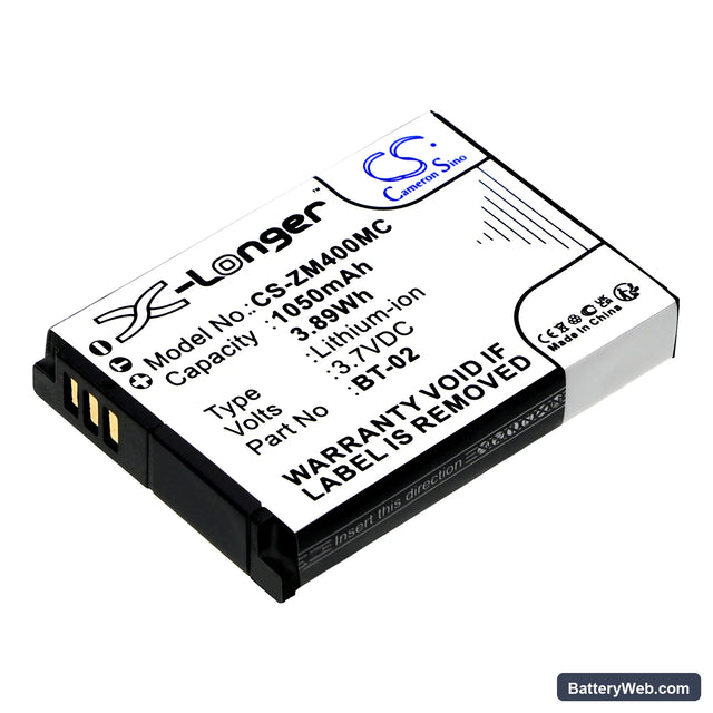 Silvercrest Action Cam SCAA 5.00 A1 Replacement Battery, 3.7V, 1050mAh, Li-ion 1
