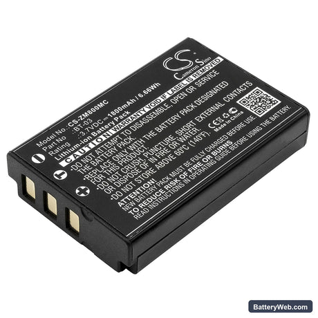 PRAKTICA Luxmedia Z35 Replacement Battery, 3.7V, 1800mAh, Li-ion 1