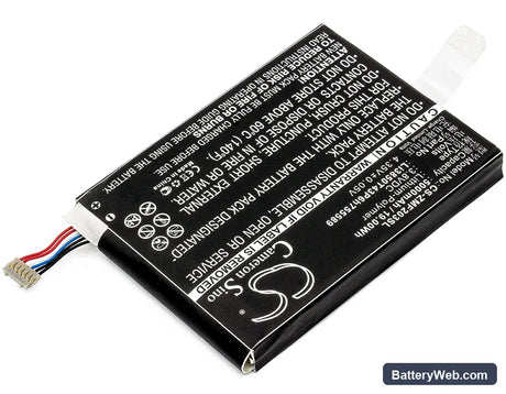 ZTE 203Z Replacement Battery, 3.8V, 5000mAh, Li-Polymer 2