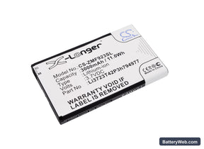 AT&T Velocity 4G LTE Replacement Battery, 3.7V, 3000mAh, Li-Polymer 1