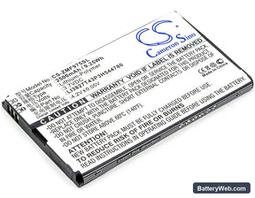 ZTE MF975 Replacement Battery, 3.7V, 2500mAh, Li-Polymer 1