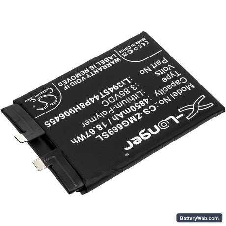 ZTE Nubia Red Magic 6 Replacement Battery, 3.85V, 4850mAh, Li-Polymer 2