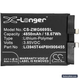 ZTE Nubia Red Magic 6 Replacement Battery, 3.85V, 4850mAh, Li-Polymer 3