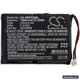 Monarch MP5020 Replacement Battery, 7.4V, 1800mAh, Li-ion 3