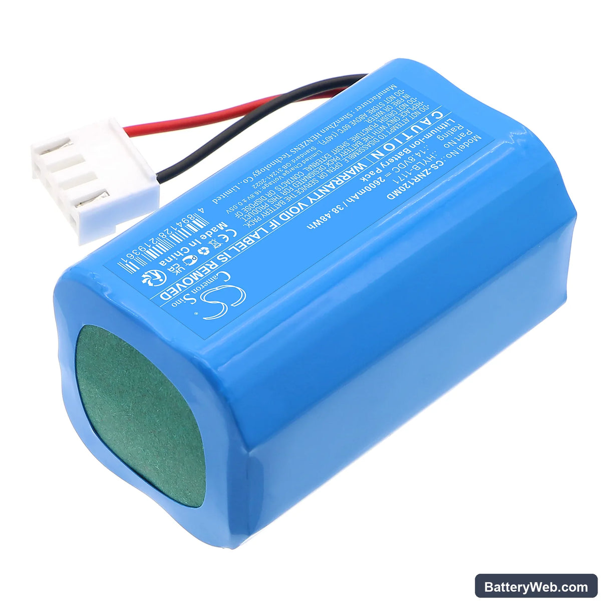 Zoncare ATOM ECG-6A Replacement Battery, 14.8V, 2600mAh, Li-ion 2