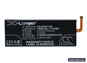 ZTE Nubia Z9 mini Replacement Battery, 3.8V, 2900mAh, Li-Polymer 1