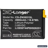 ZTE Nubia Play Replacement Battery, 3.85V, 4900mAh, Li-Polymer 3