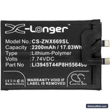 ZTE Nubia Red Magic 6 Pro Replacement Battery, 7.74V, 2200mAh, Li-Polymer 3