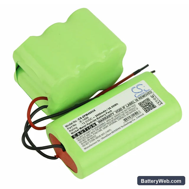 ZEPTER PWC-400 Replacement Battery, 12V, 3000mAh, Ni-MH 1