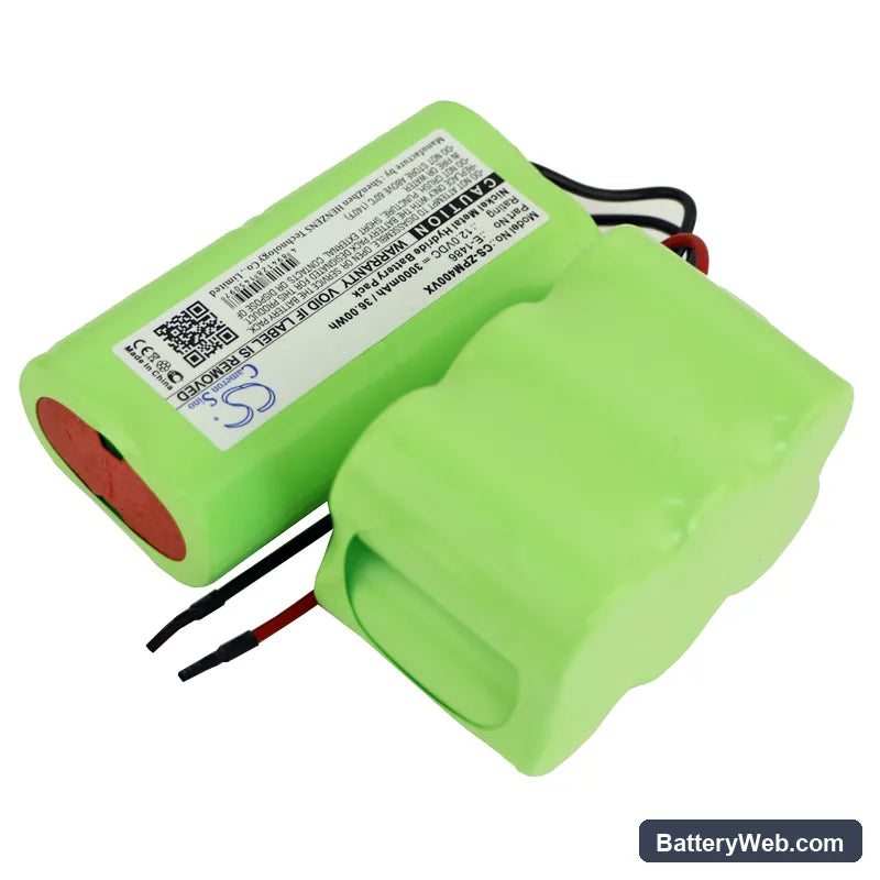 ZEPTER PWC-400 Replacement Battery, 12V, 3000mAh, Ni-MH 2