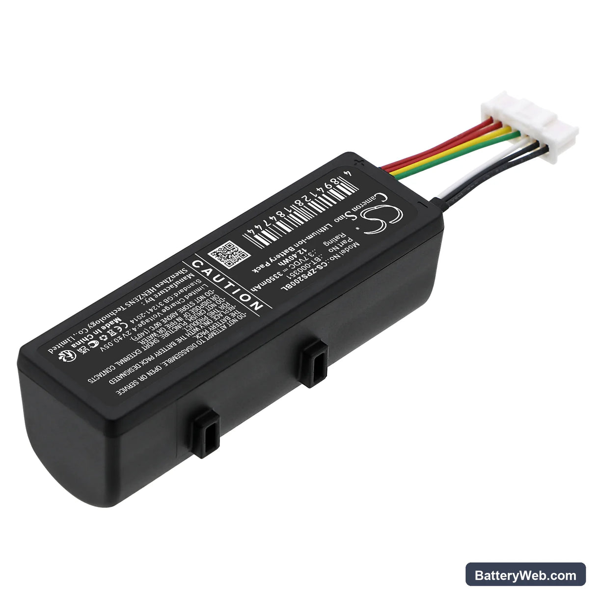 Zebra PS20 Replacement Battery, 3.7V, 3350mAh, Li-ion 2