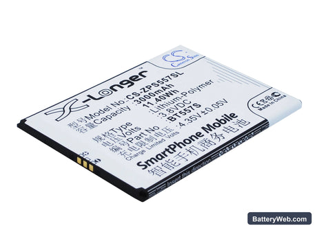 ZOPO S5570 Replacement Battery, 3.8V, 3000mAh, Li-Polymer 1