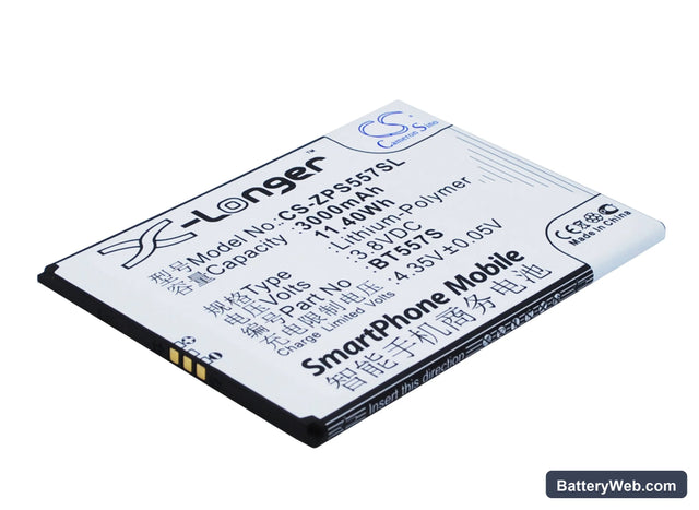ZOPO S5570 Replacement Battery, 3.8V, 3000mAh, Li-Polymer 1