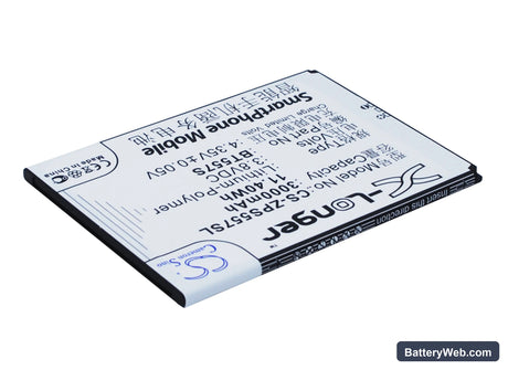 ZOPO S5570 Replacement Battery, 3.8V, 3000mAh, Li-Polymer 2