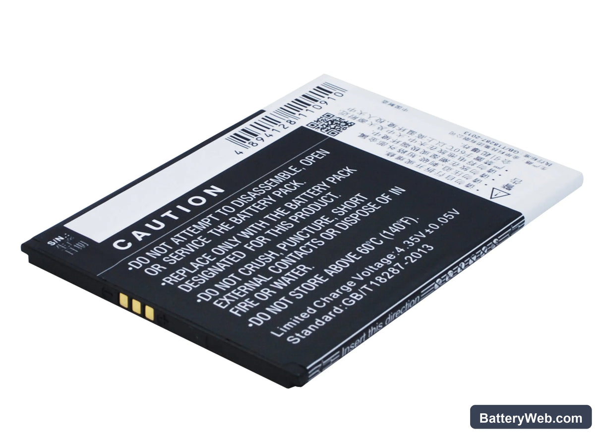 ZOPO S5570 Replacement Battery, 3.8V, 3000mAh, Li-Polymer 3