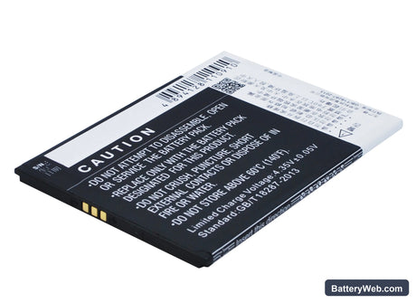 ZOPO S5570 Replacement Battery, 3.8V, 3000mAh, Li-Polymer 3