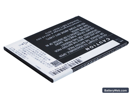 ZOPO S5570 Replacement Battery, 3.8V, 3000mAh, Li-Polymer 4