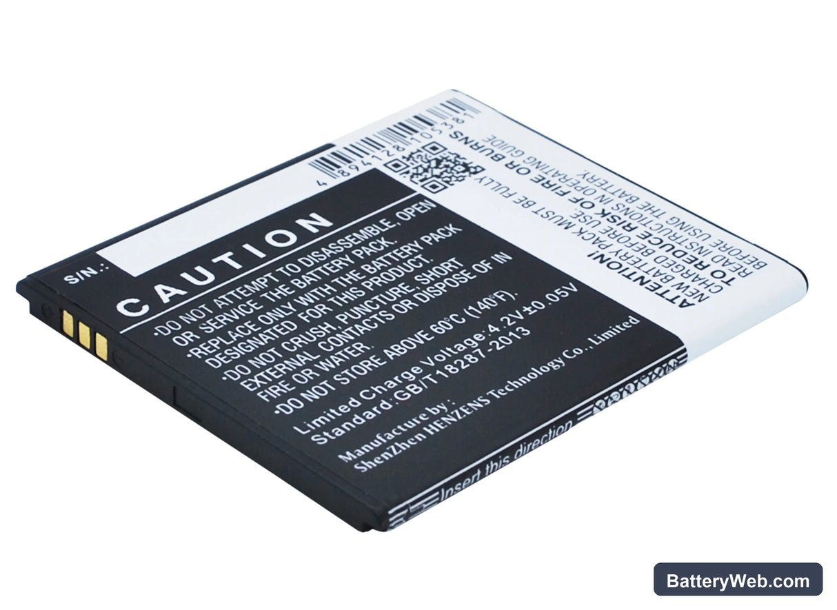 ZOPO ZP580 Replacement Battery, 3.7V, 2000mAh, Li-ion 5