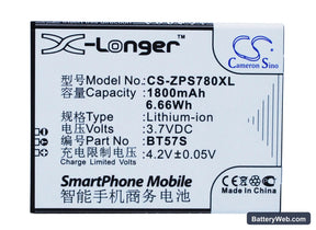 ZOPO ZP780 Replacement Battery, 3.7V, 1800mAh, Li-ion 1
