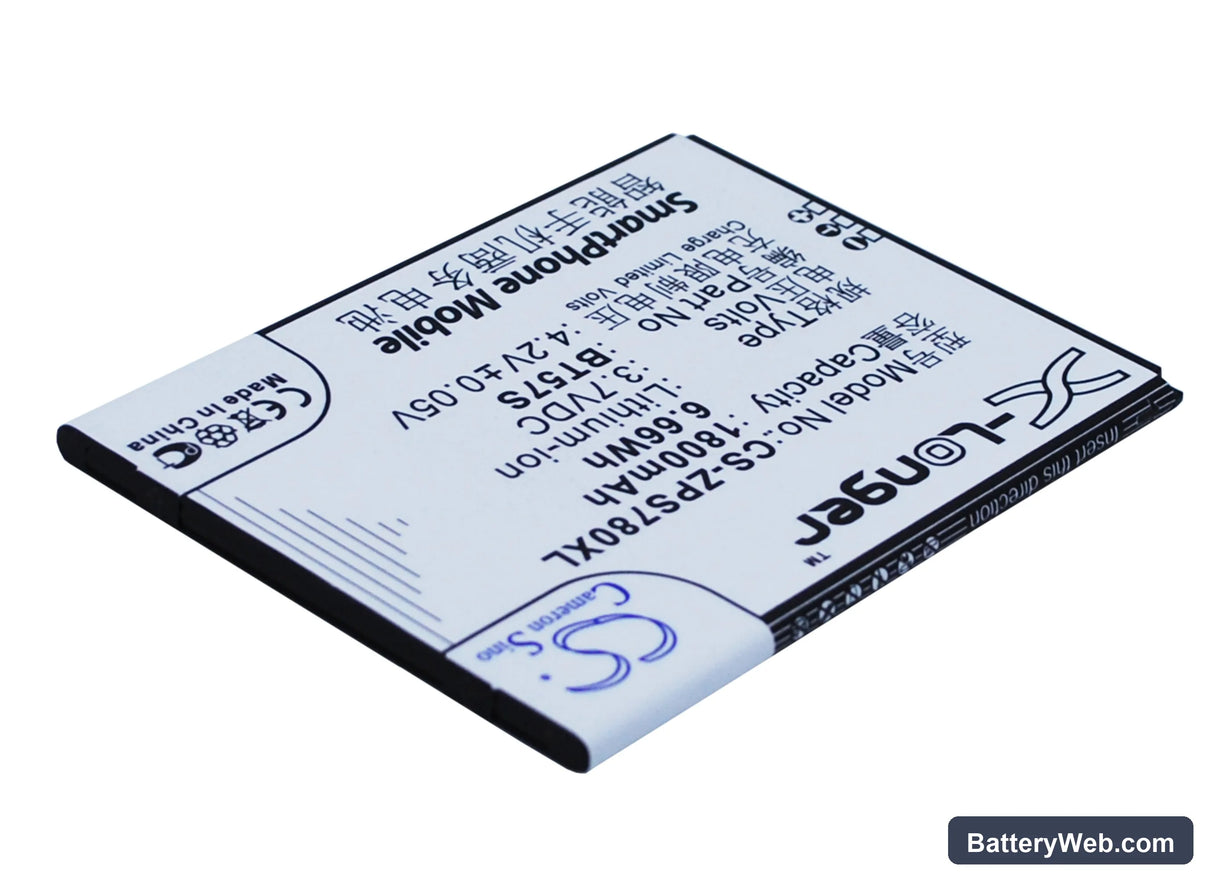 ZOPO ZP780 Replacement Battery, 3.7V, 1800mAh, Li-ion 3