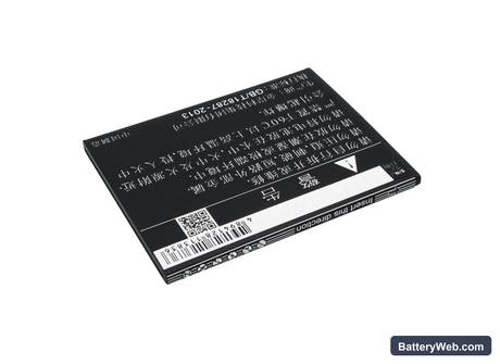 ZOPO ZP980 Replacement Battery, 3.7V, 1900mAh, Li-ion 3