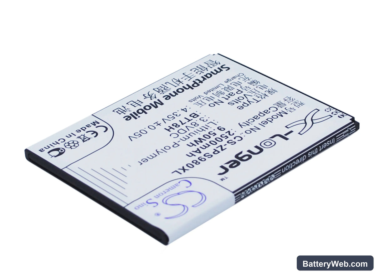 KOMU K5 Replacement Battery, 3.8V, 2500mAh, Li-Polymer 3