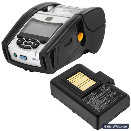 Zebra QLn220 Replacement Battery, 7.4V, 2600mAh, Li-ion 4