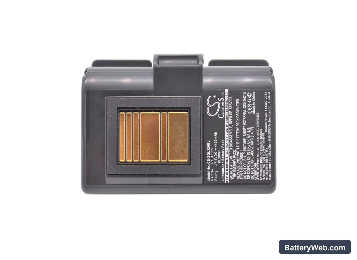 Zebra QLN220 Replacement Battery, 7.4V, 4400mAh, Li-ion 5