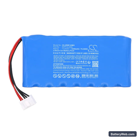 Zoncare IMAC100 Replacement Battery, 14.8V, 5200mAh, Li-ion 3