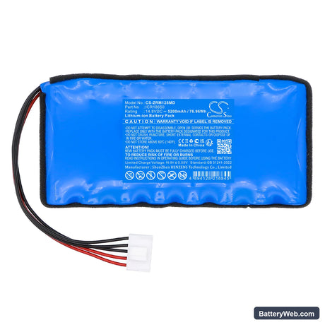 Zoncare iMAC 120B Replacement Battery, 14.8V, 5200mAh, Li-ion 3