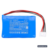 Zoncare iMAC 300 Replacement Battery, 14.8V, 1750mAh, Li-Polymer 3