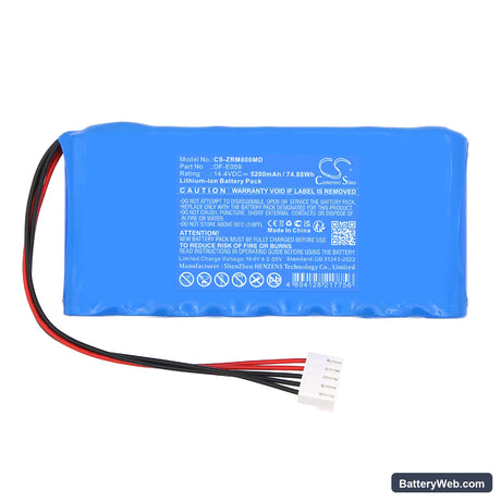 Zoncare iMAC U70 Replacement Battery, 14.4V, 5200mAh, Li-ion 3