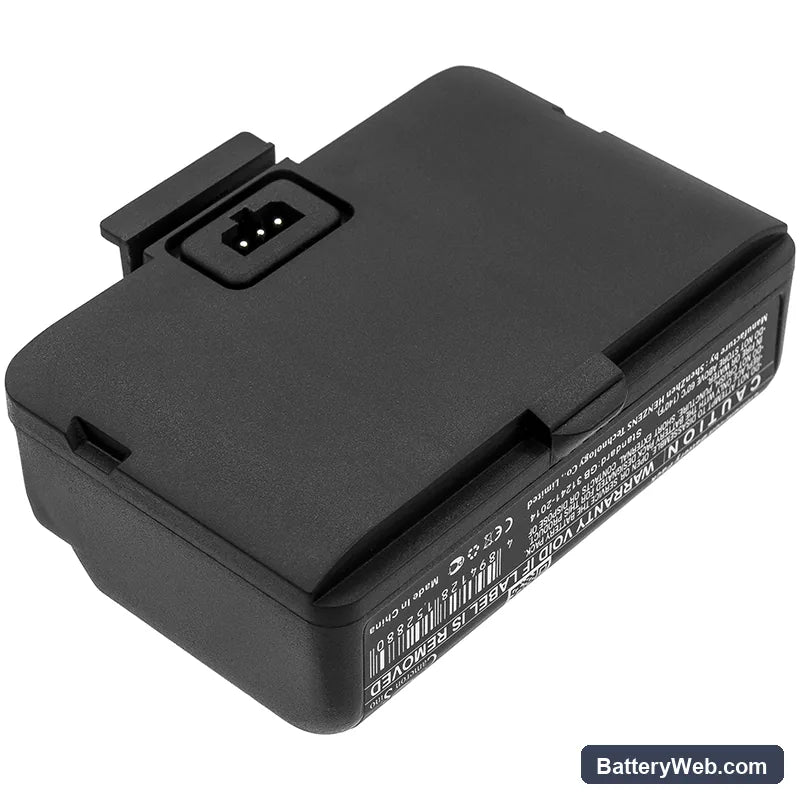 Zebra RW220 Replacement Battery, 7.4V, 2600mAh, Li-ion 3