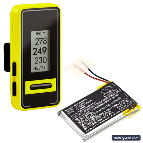 IZZO Swami Voice Clip Replacement Battery, 3.7V, 330mAh, Li-Polymer 5