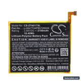 ZTE Axon 7 mini Replacement Battery, 3.85V, 2700mAh, Li-Polymer 3