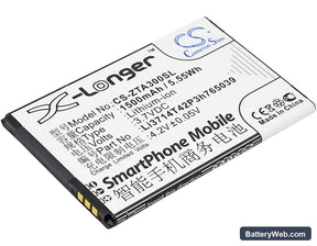 ZTE Blade A3 Replacement Battery, 3.7V, 1500mAh, Li-ion 1