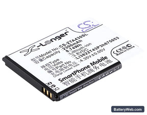 ZTE Blade Q Lux Replacement Battery, 3.8V, 2300mAh, Li-ion 1
