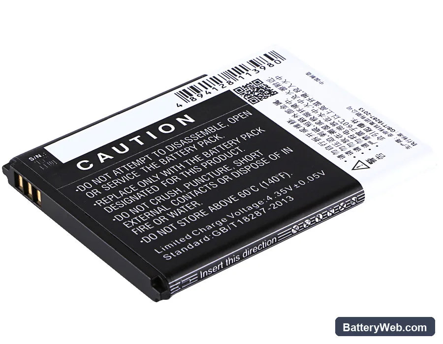 ZTE Blade Q Lux Replacement Battery, 3.8V, 2300mAh, Li-ion 4