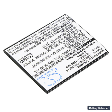 ZTE Blade A460 Replacement Battery, 3.8V, 1800mAh, Li-ion 2