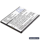 ZTE Avid 579 Replacement Battery, 3.8V, 2100mAh, Li-ion 1