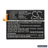 ZTE Blade A610 Replacement Battery, 3.8V, 4000mAh, Li-Polymer 3
