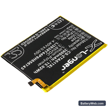 ZTE Blade A6 Max Replacement Battery, 3.85V, 3900mAh, Li-Polymer 2