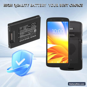 Zebra TC22 Replacement Battery, 3.85V, 3700mAh, Li-ion 1