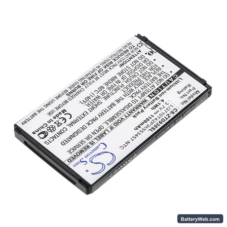 ZTE Chorus Replacement Battery, 3.7V, 1100mAh, Li-ion 2
