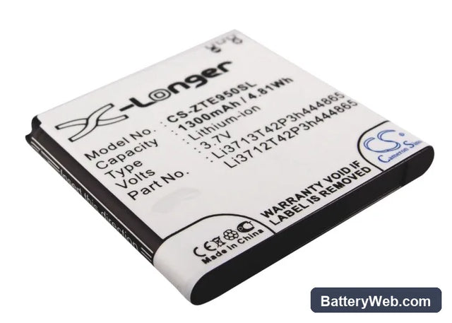 SmartFren Wide Replacement Battery, 3.7V, 1300mAh, Li-ion 1