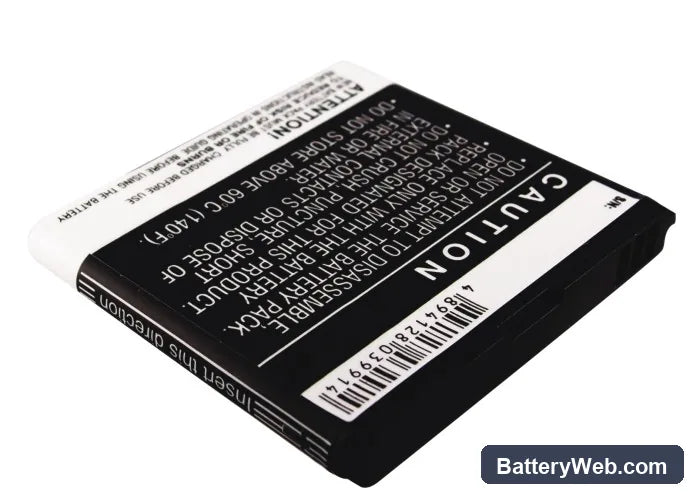 SmartFren Wide Replacement Battery, 3.7V, 1300mAh, Li-ion 3