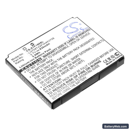 Verizon F350 Replacement Battery, 3.7V, 830mAh, Li-ion 1