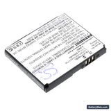 Verizon F350 Replacement Battery, 3.7V, 830mAh, Li-ion 2