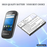 Verizon F350 Replacement Battery, 3.7V, 830mAh, Li-ion 6