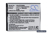 Orange Lisbon Replacement Battery, 3.7V, 550mAh, Li-ion 1